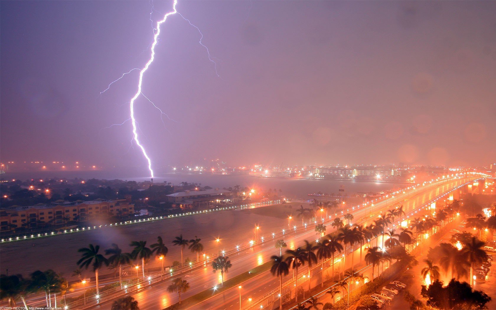 relámpago tormenta eléctrica florida fort lauderdale