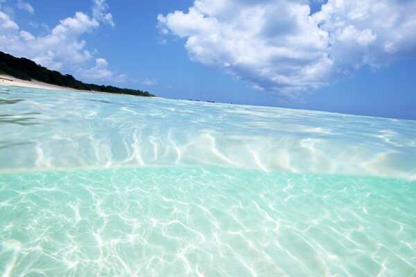 Milky surf off the southern shores