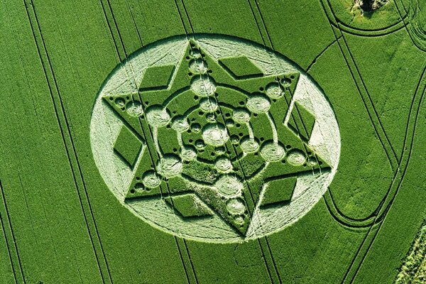 Crop circles que la nature peut