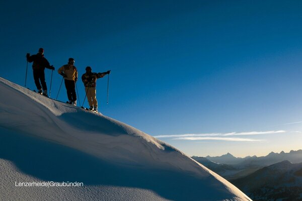 Winter holidays in the snowy mountains