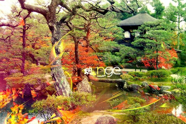 La armonía del Jardín japonés con notas de realidad virtual