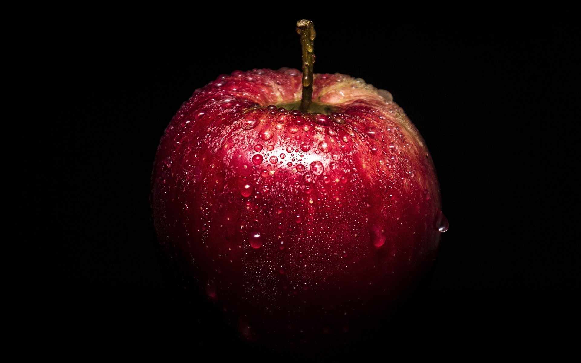 apfel tropfen makro