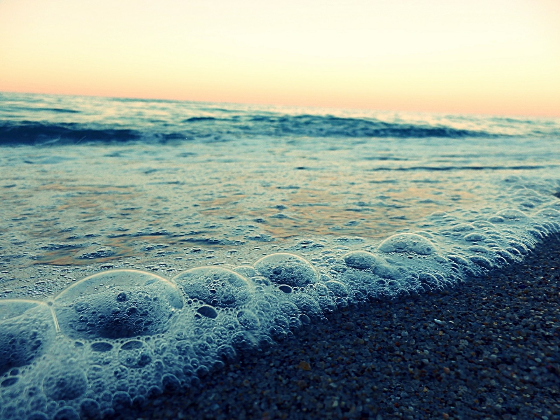 close up sea wave water nature bubble