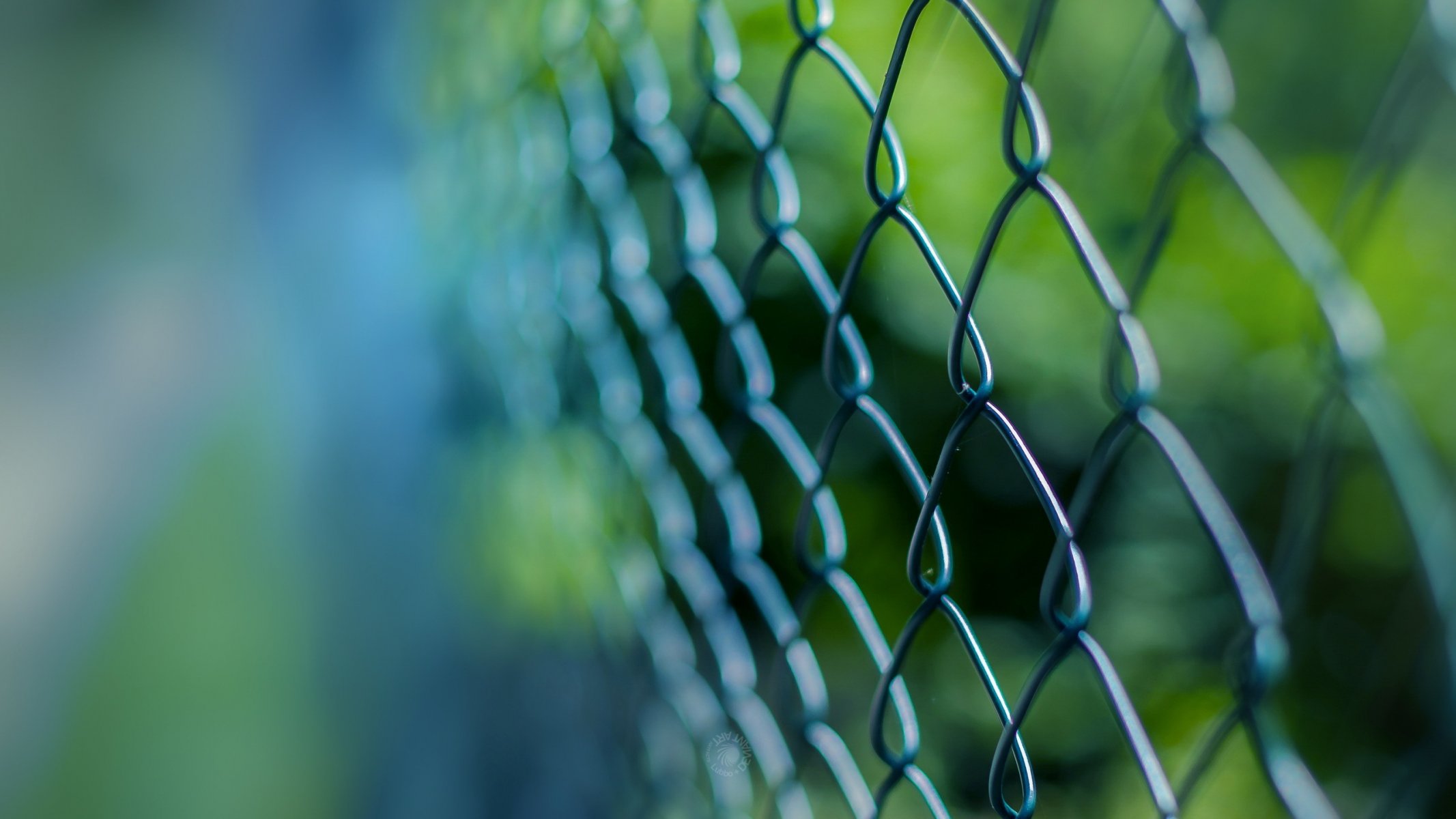 close up fence grille net