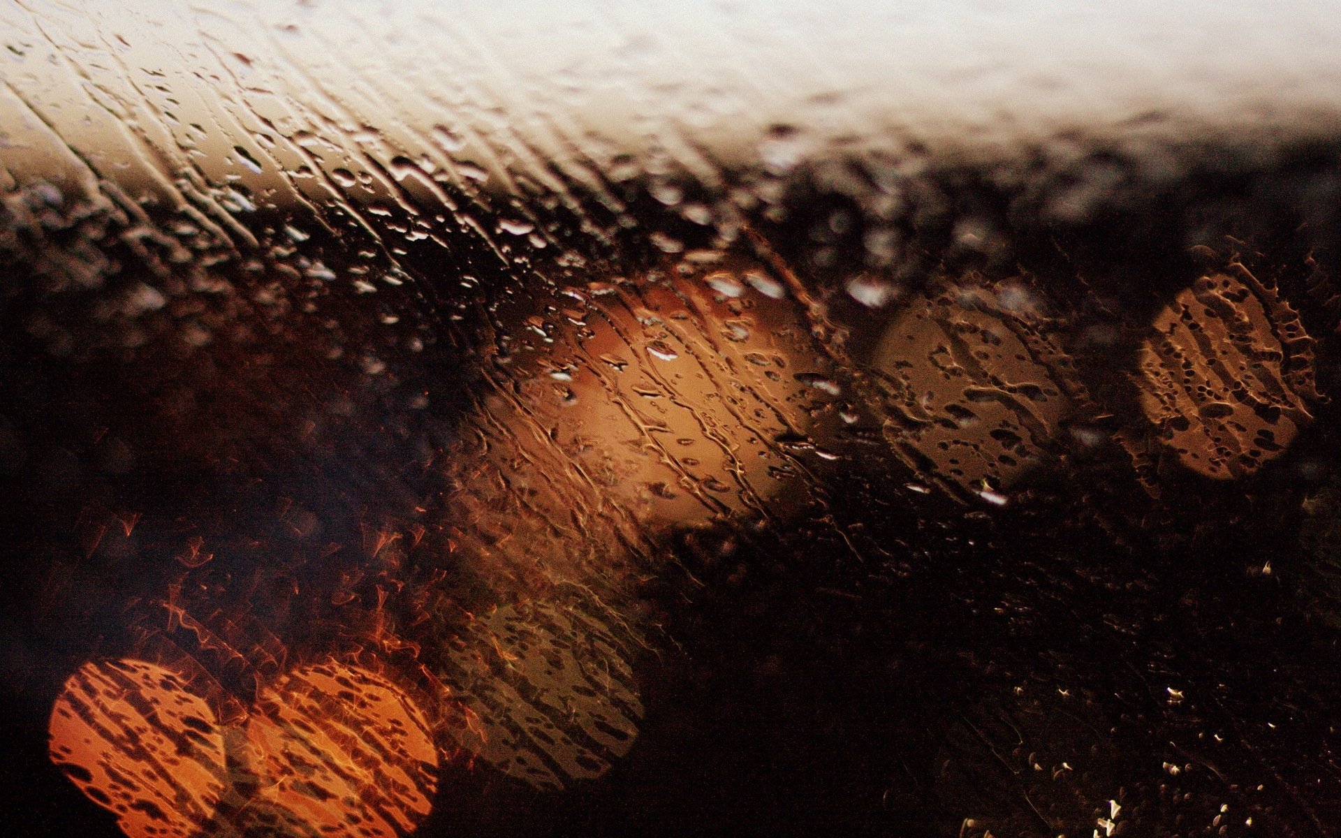 close up glass window drops water rain bokeh blur lights macro background wallpaper widescreen full screen hd wallpapers fullscreen