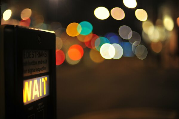 Photo de l éblouissement de la rue de nuit