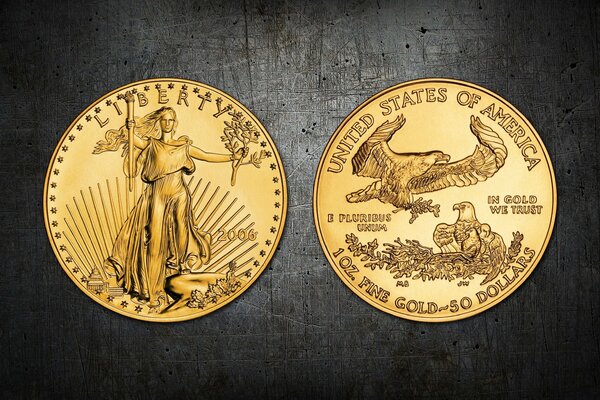 American coins freedom gold