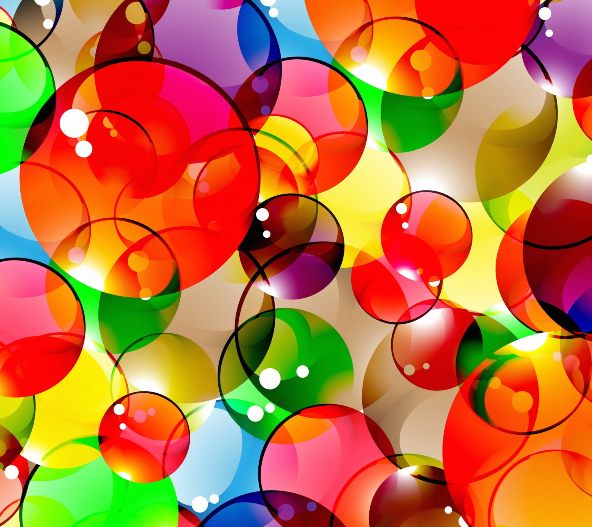 colorful abstract background bubble