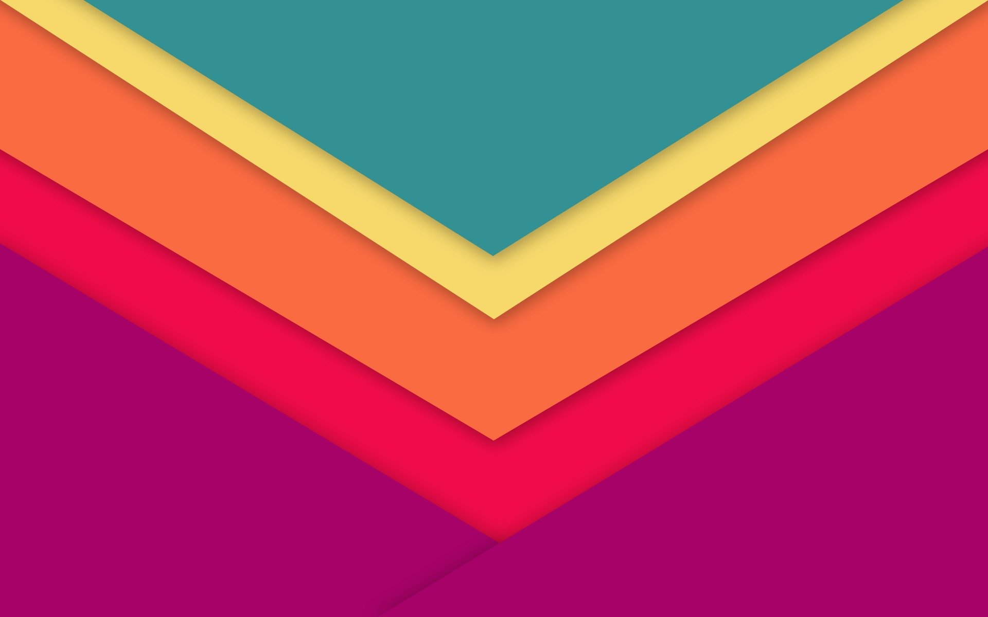 android 5.0 lollipop materiale design linee astrazioni triangoli angoli