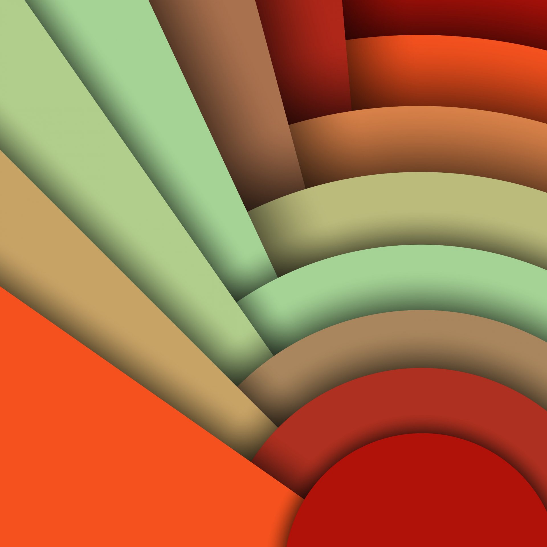 android 5.0 lollipop material design linien abstraktion streifen farben kreise halbkreis