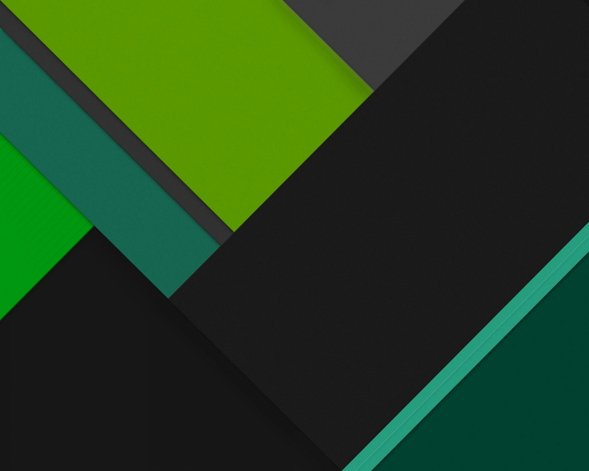 android linee astrazione verde nero