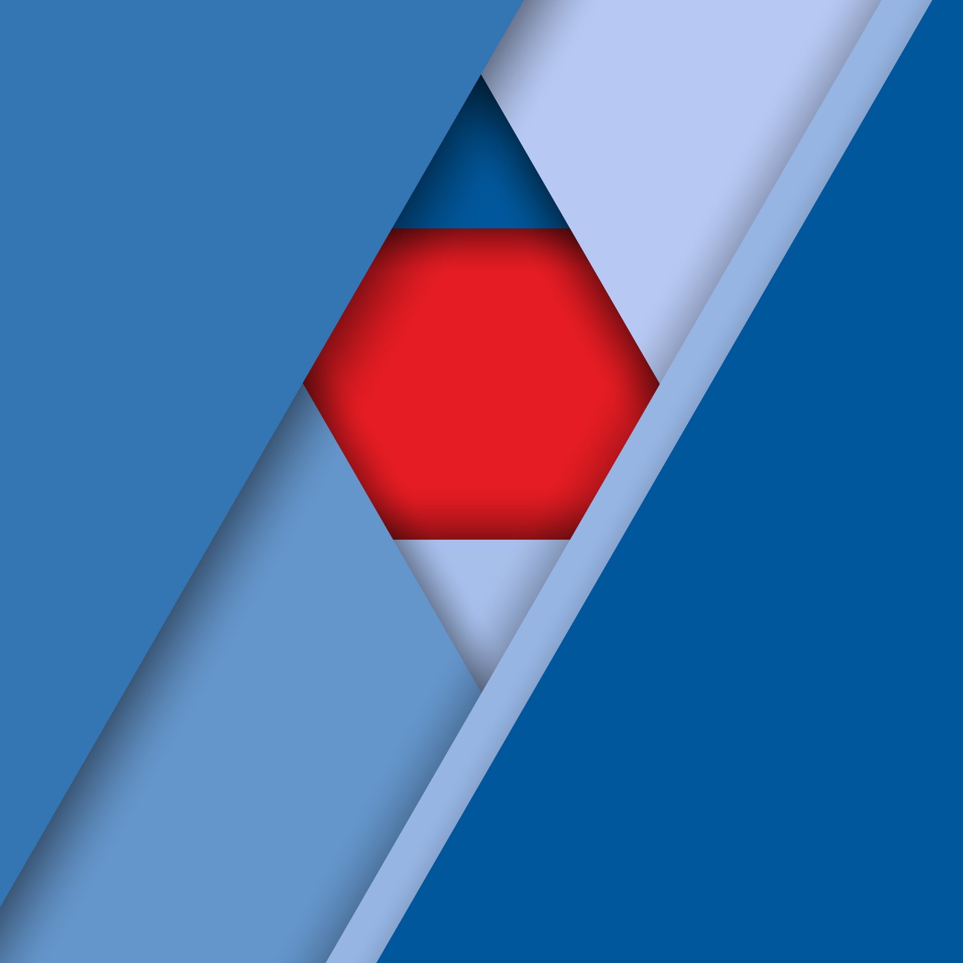 android 5.0 lollipop material design linien abstraktion kreise rot blau raute