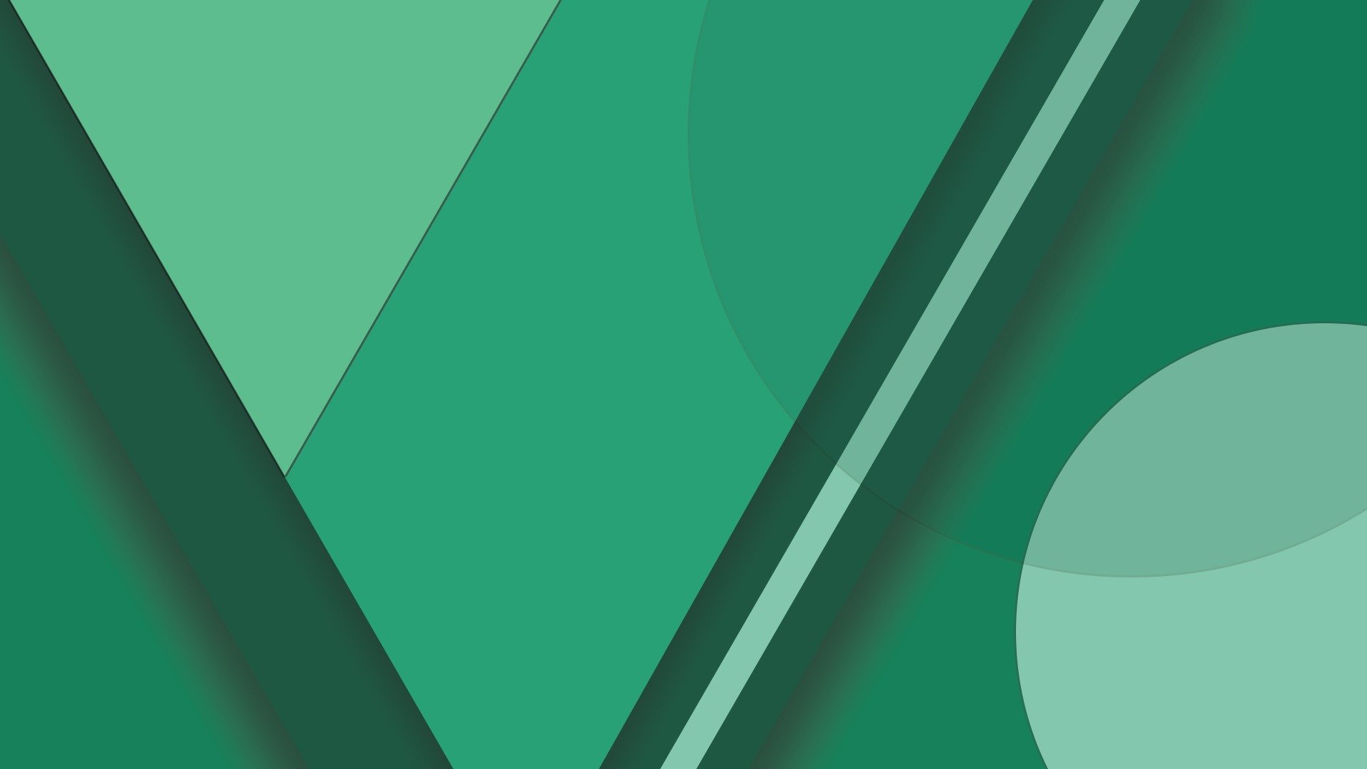 android 5.0 lollipop green material design circles lines abstraction