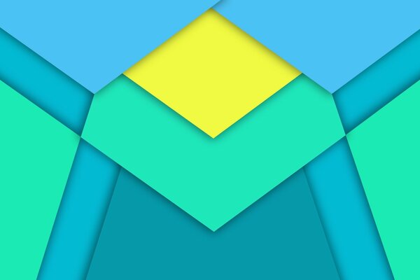 Rayas azules y amarillas para el diseño en Android 5