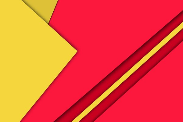 Diseño conciso en color amarillo rojo