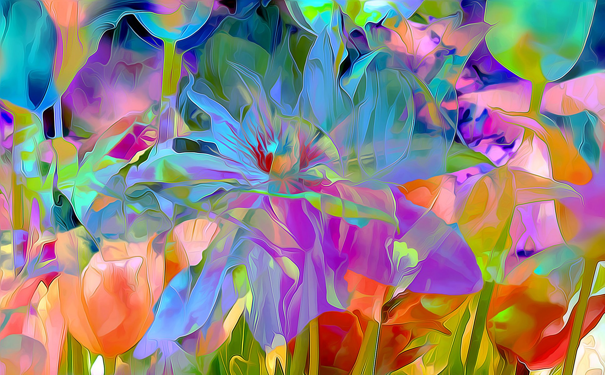 flower petals meadow supplies rendering