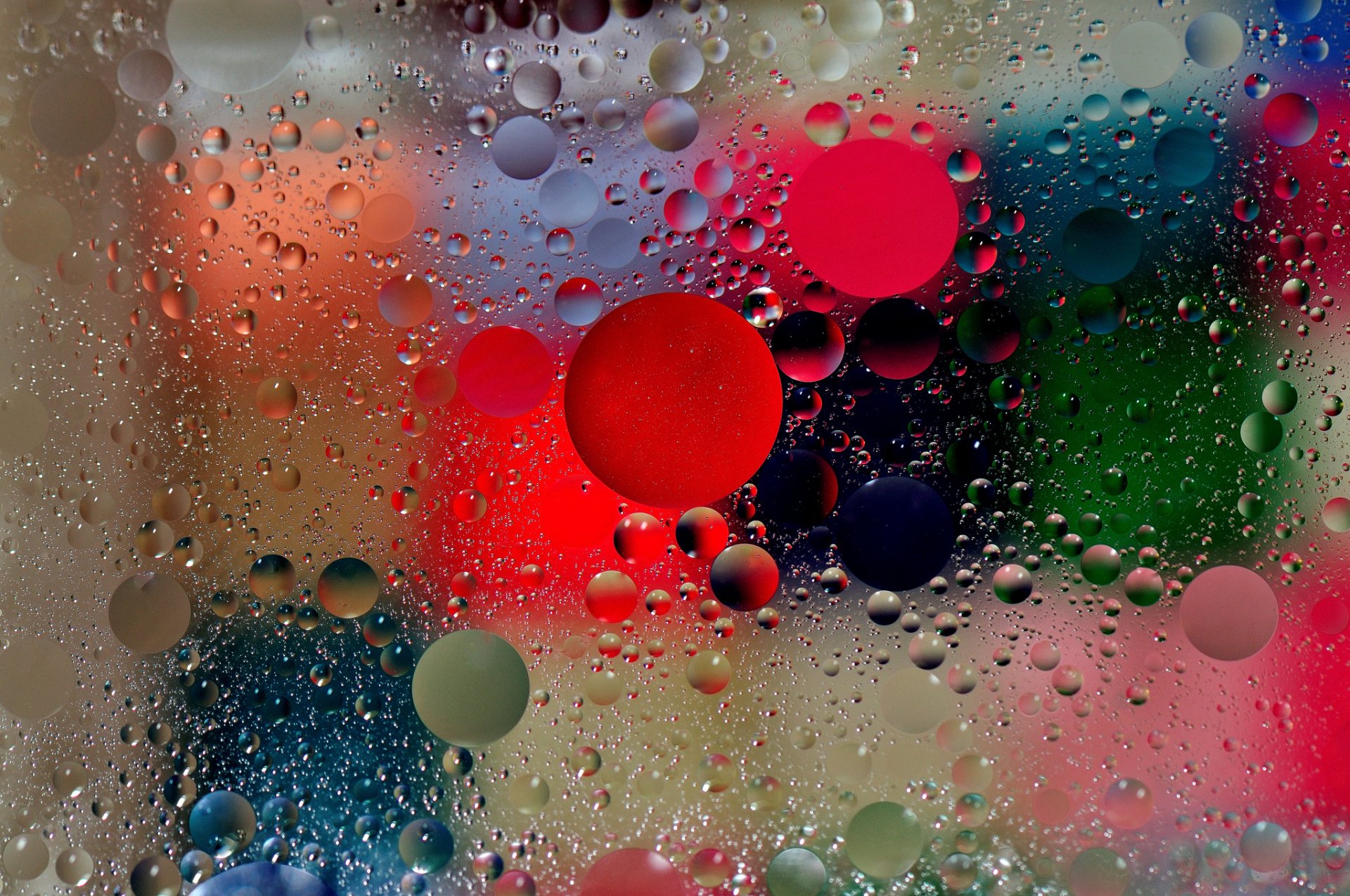 verre couleur lumière bulles liquide air huile