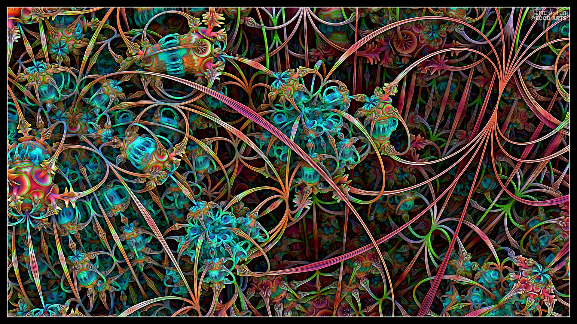 fractale psychédélique visualisation