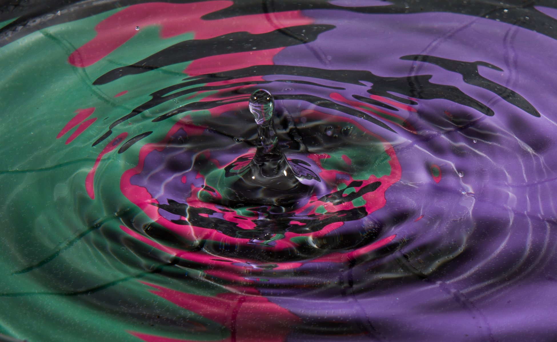 agua splash gota color volumen