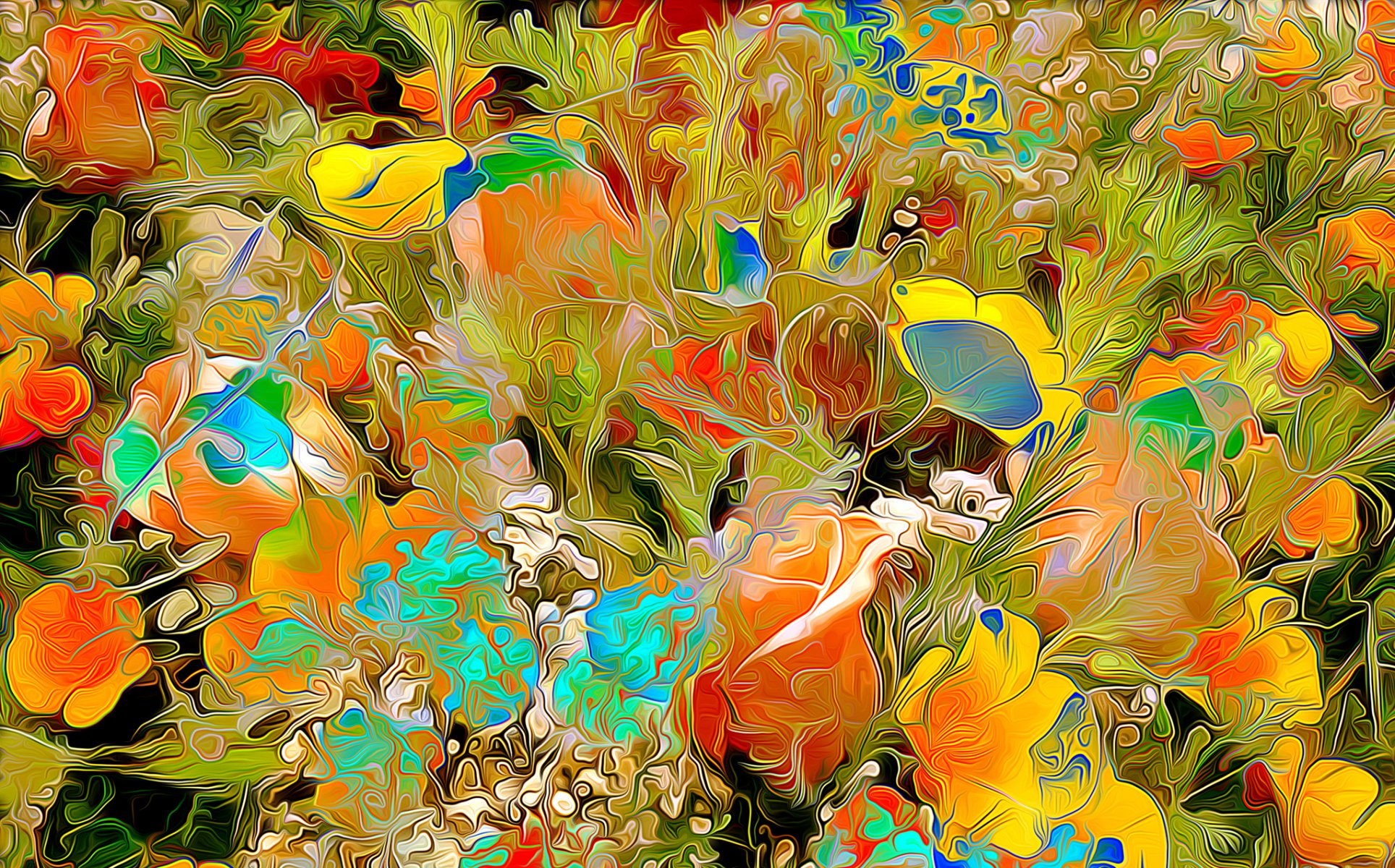 flower petals meadow supplies rendering