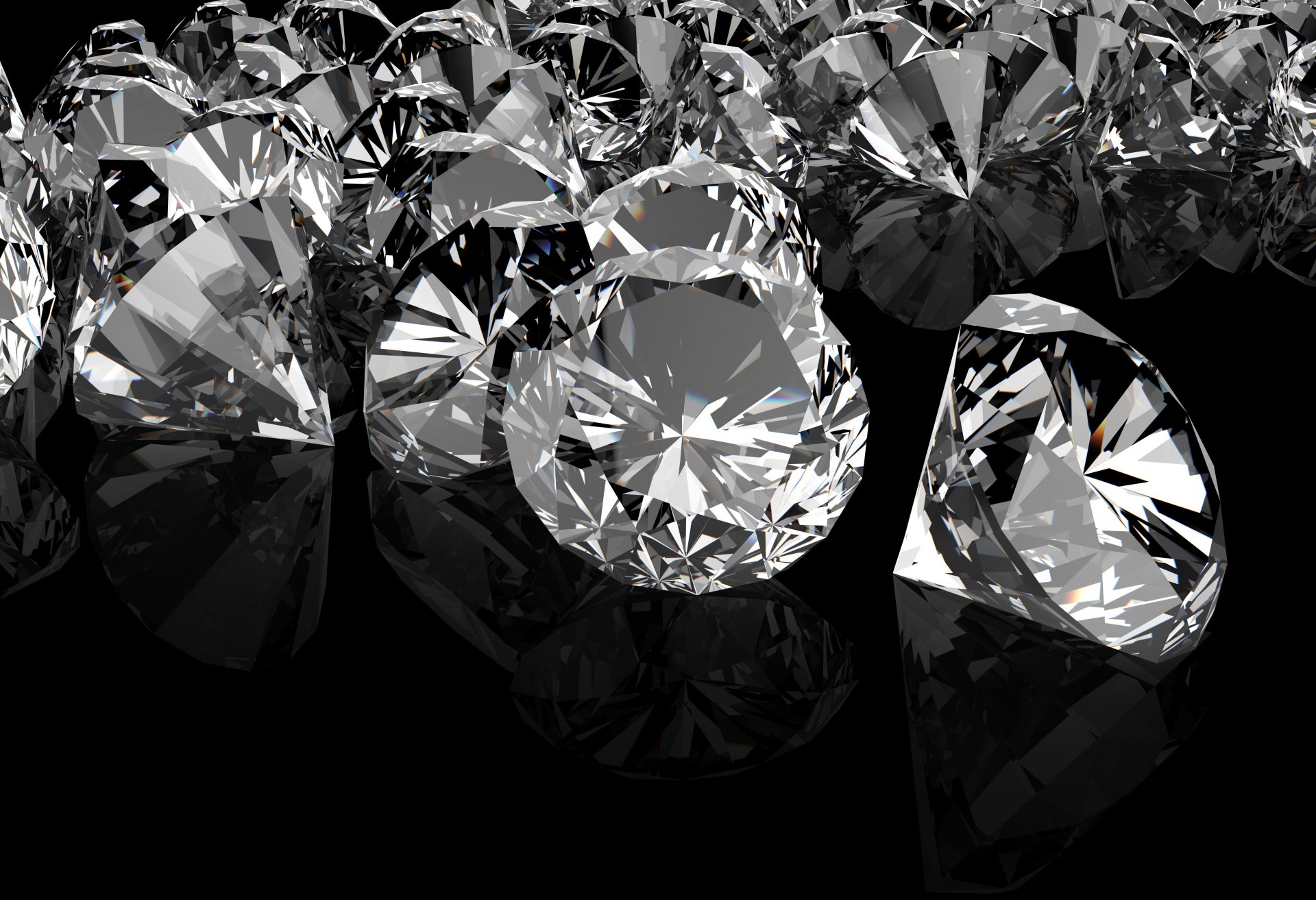 diamonds stones dark background