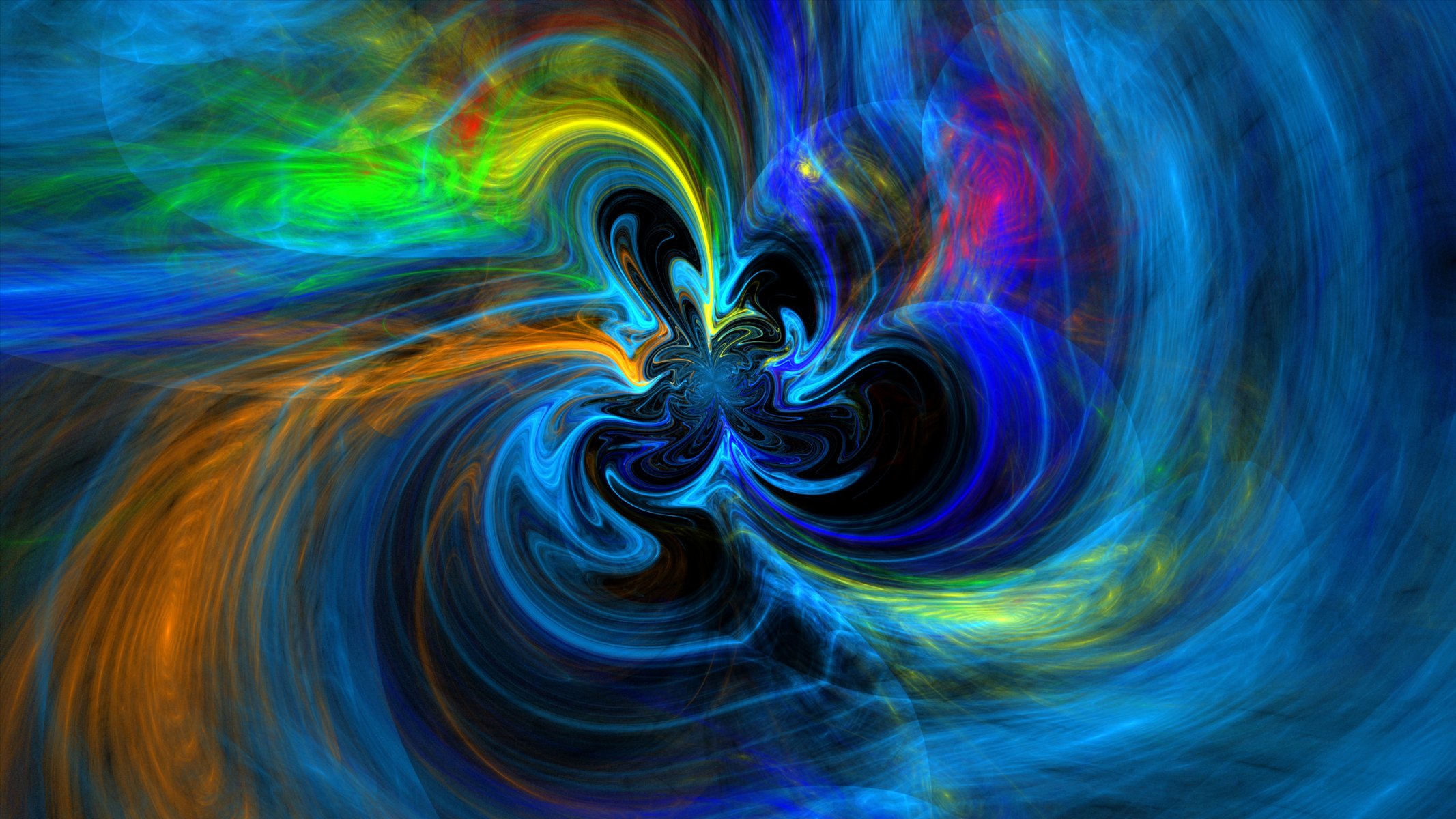 lumière couleur gaz fumée fractale