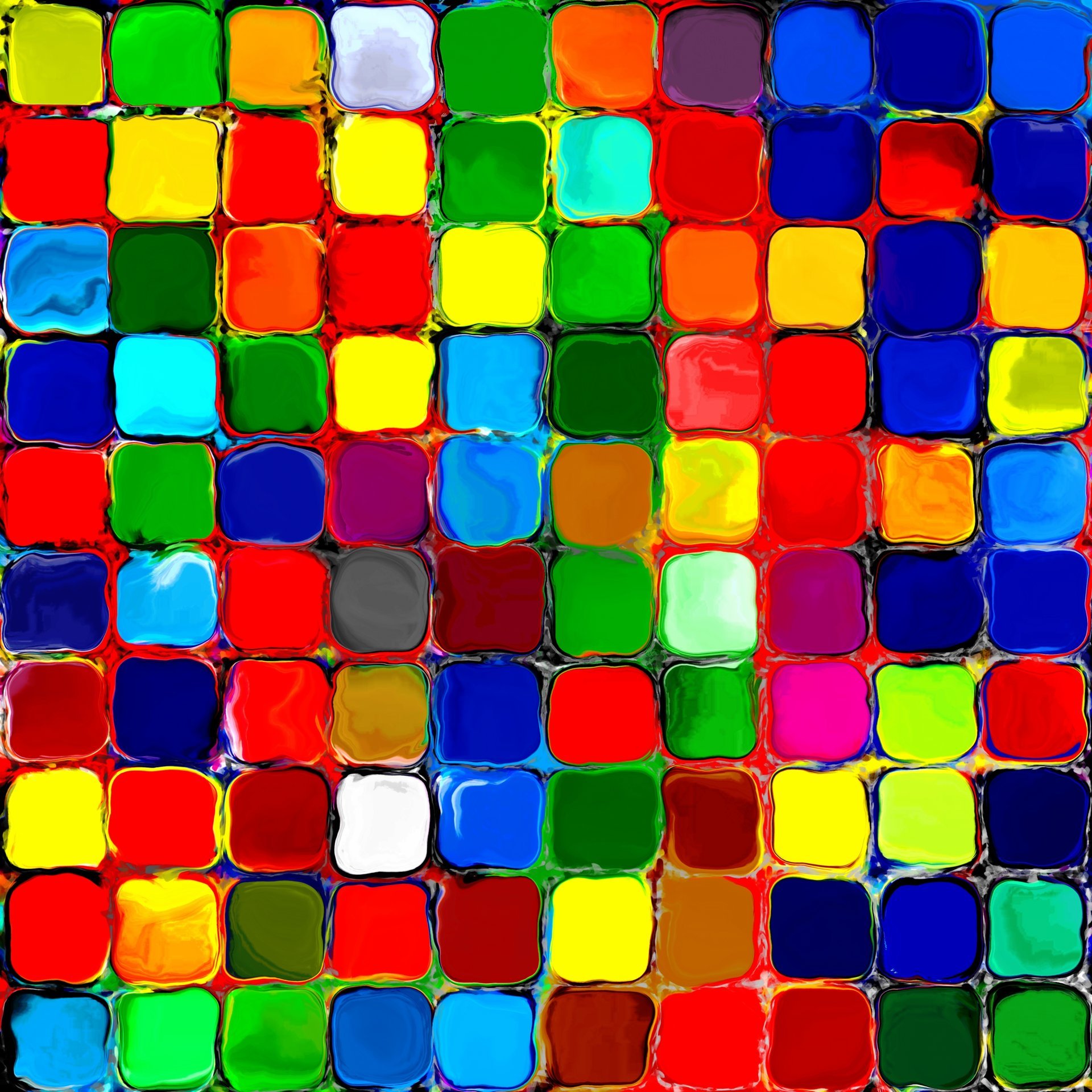 arco iris colorido azulejo mosaico pintura modelo colores del agua arco iris azulejo dibujo acuarela