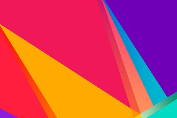 Abstract background with multicolored triangles