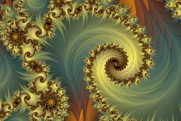 Fascinante modelo fractal inusual