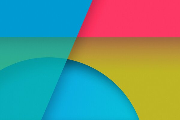 Abstract background with multicolored shapes