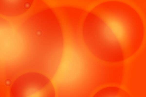 Circles on an orange background