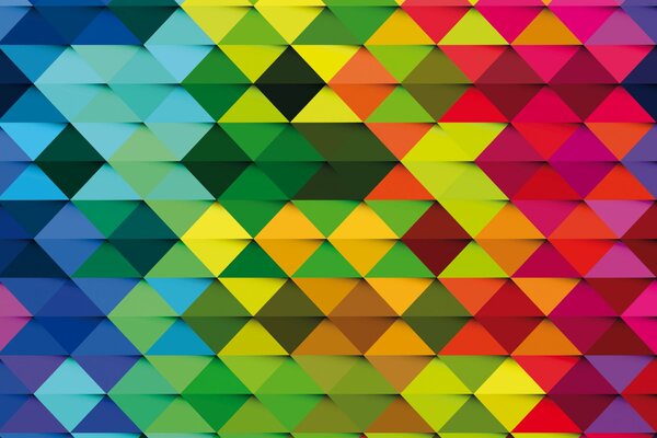 Colorful abstract trigon background