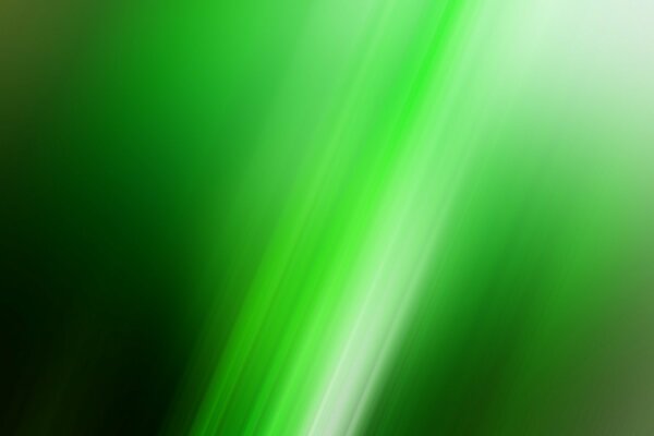 The glow of green on matter