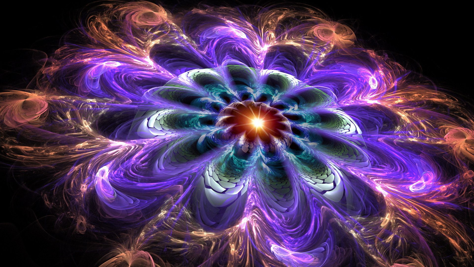 flowers form abstract