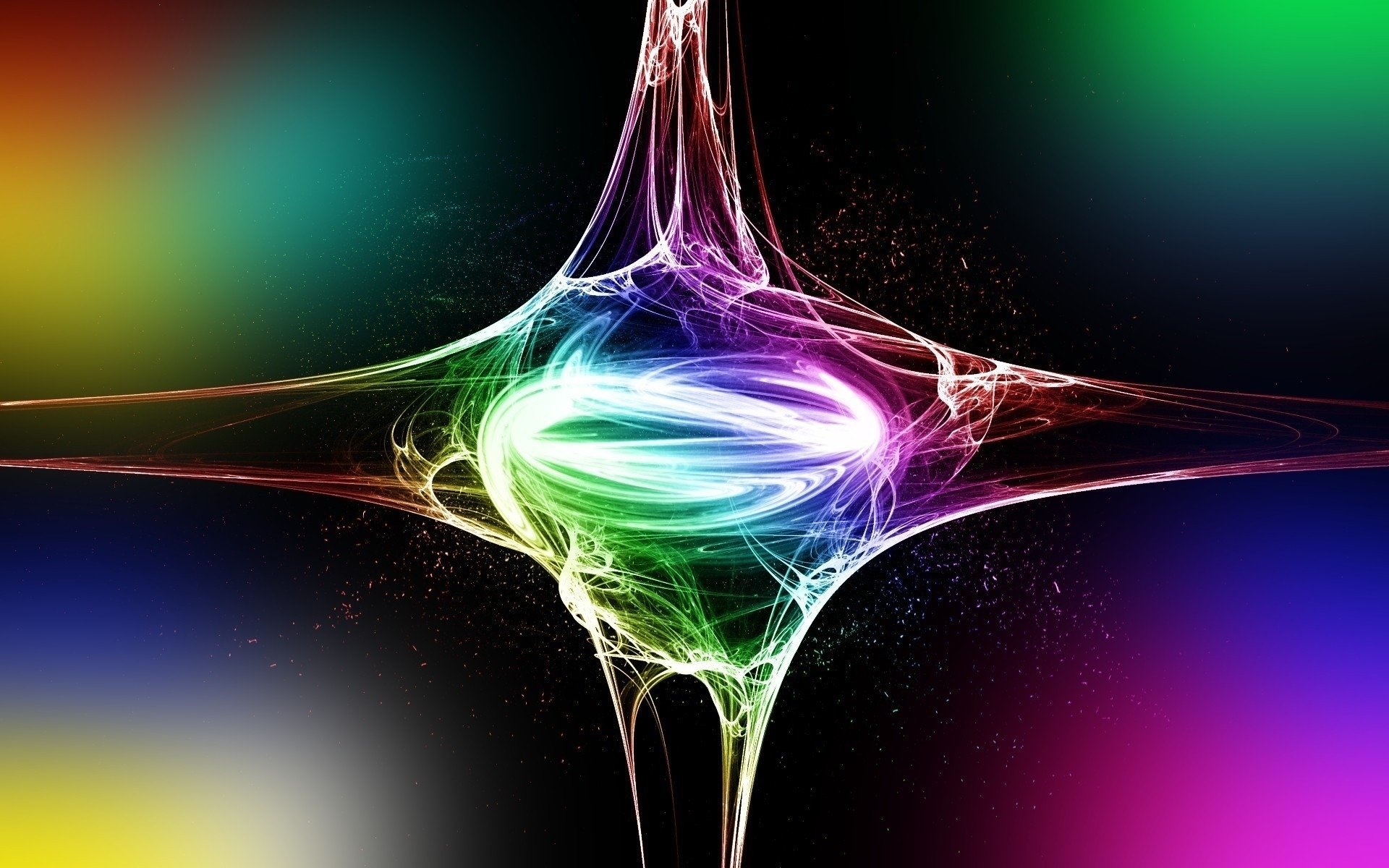 carta da parati linee luce colore fumo struttura arcobaleno raggi spmral