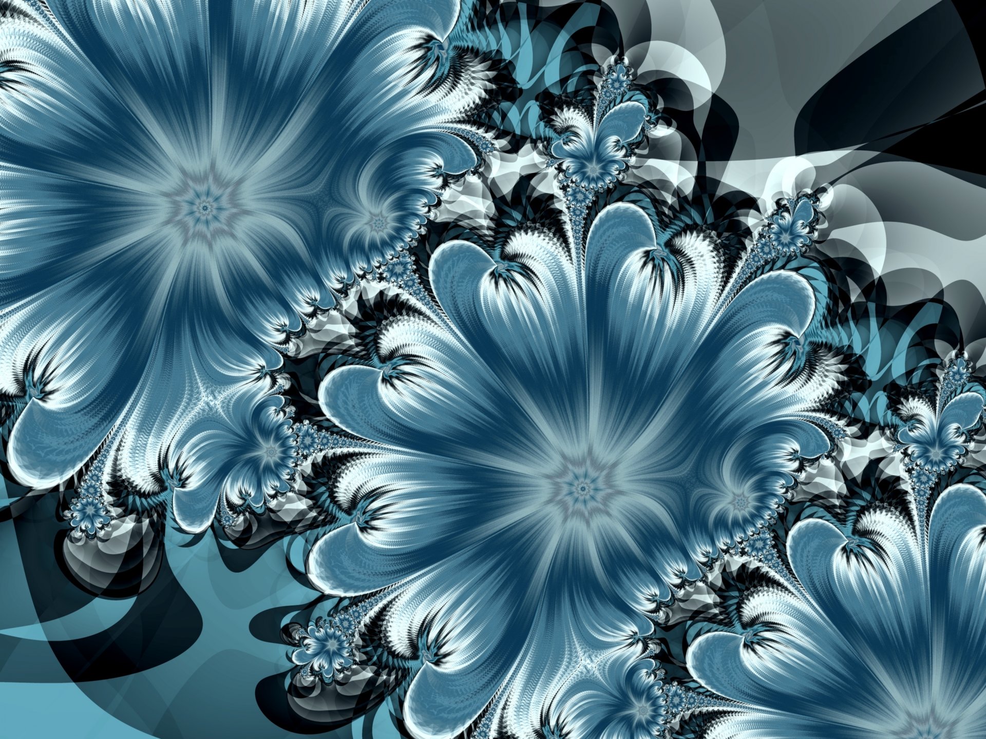 abstraktsiya 3d arte abstracto flores