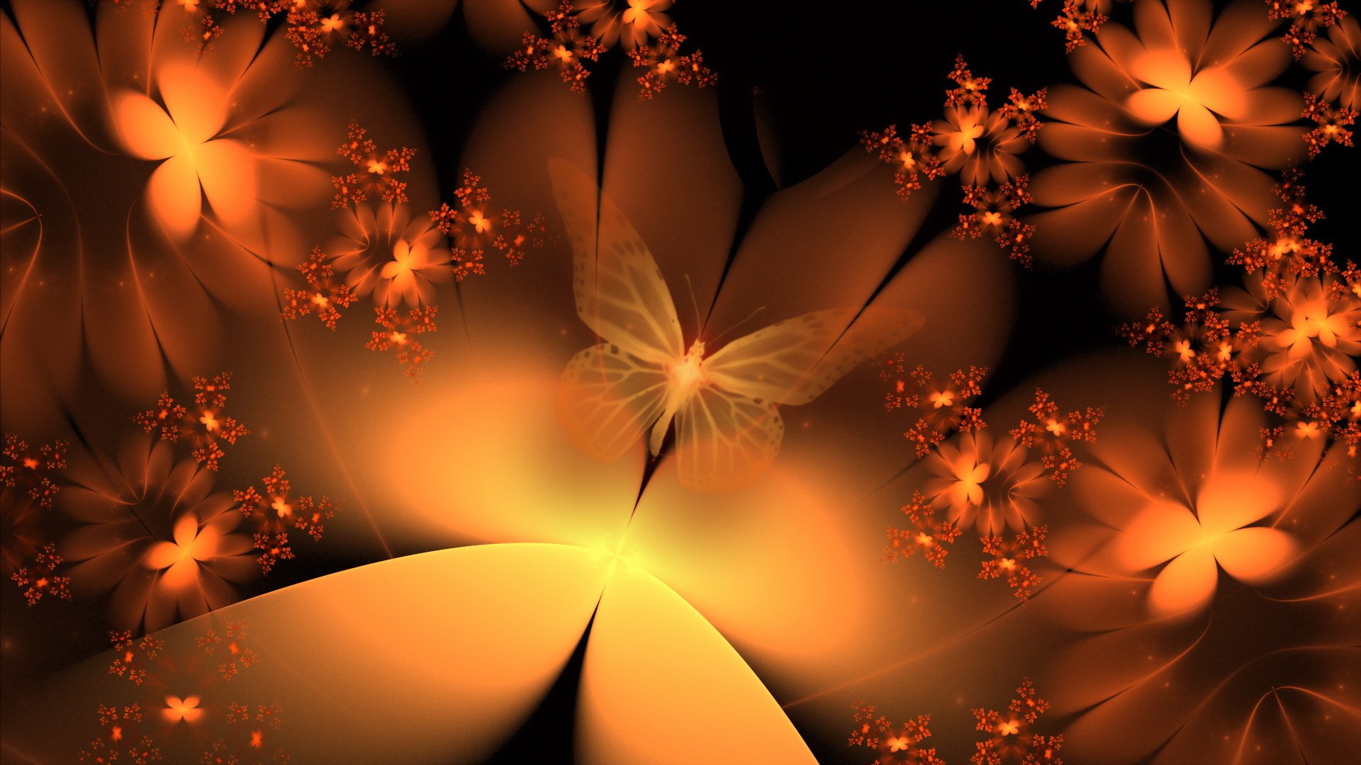 flowers form abstract
