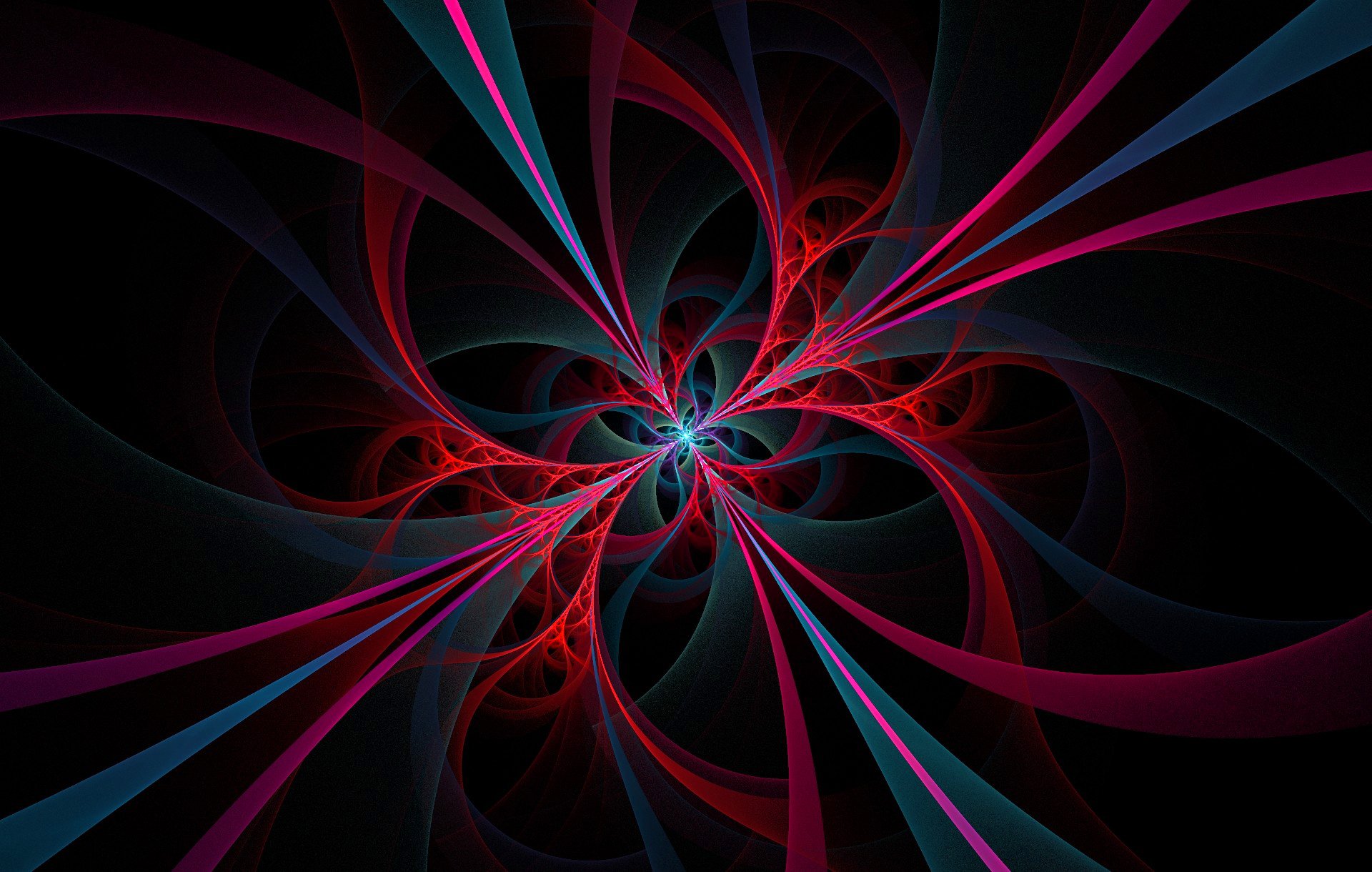 lumière couleur obscurité lignes anneaux symétrie