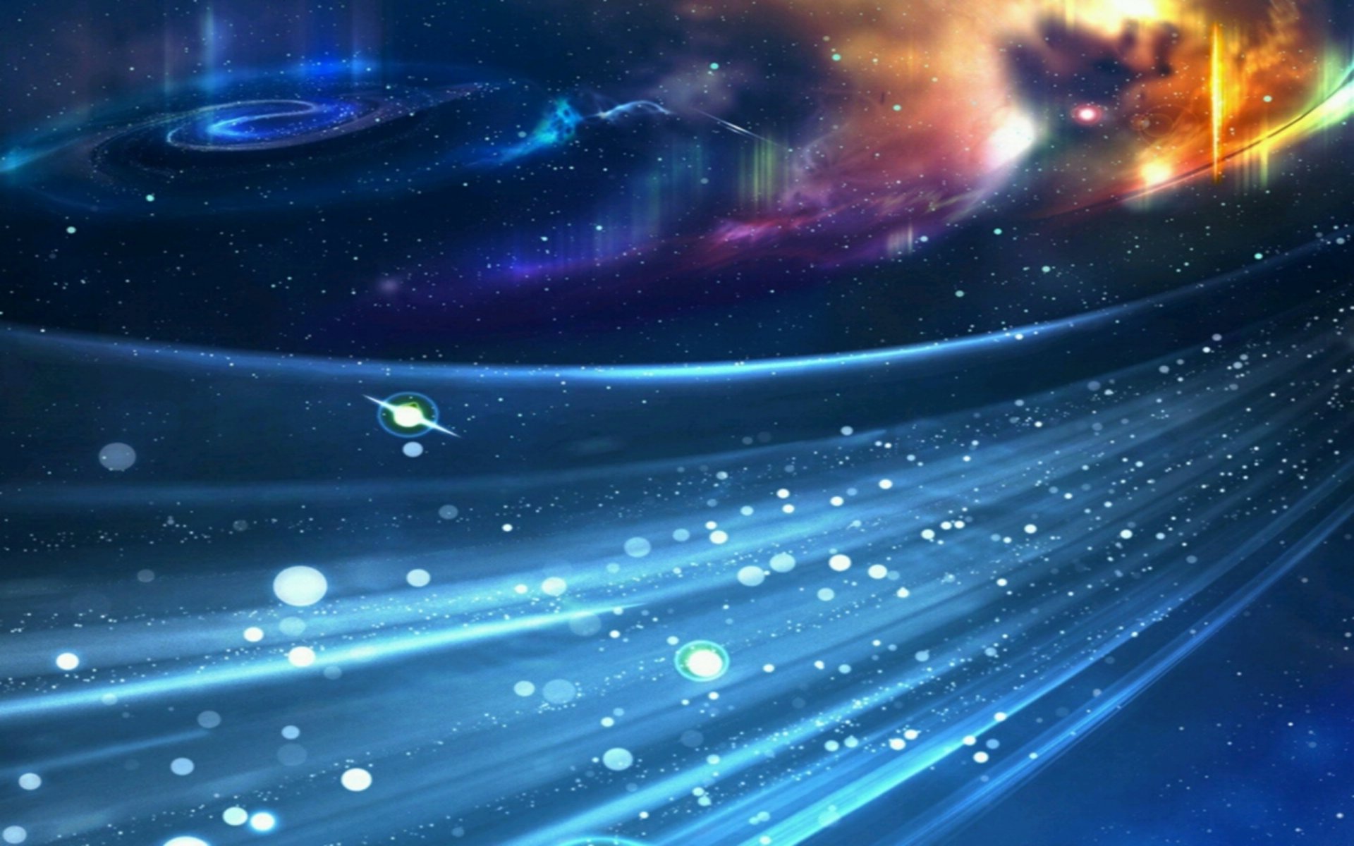 galaxies stars light