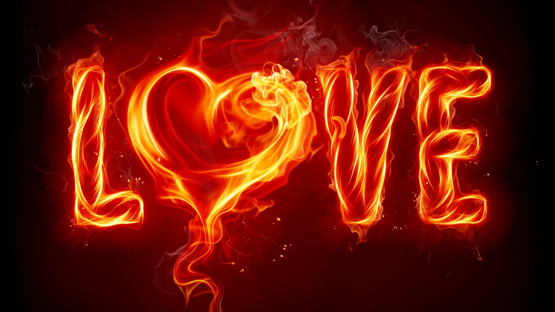 fuoco amore astrazione