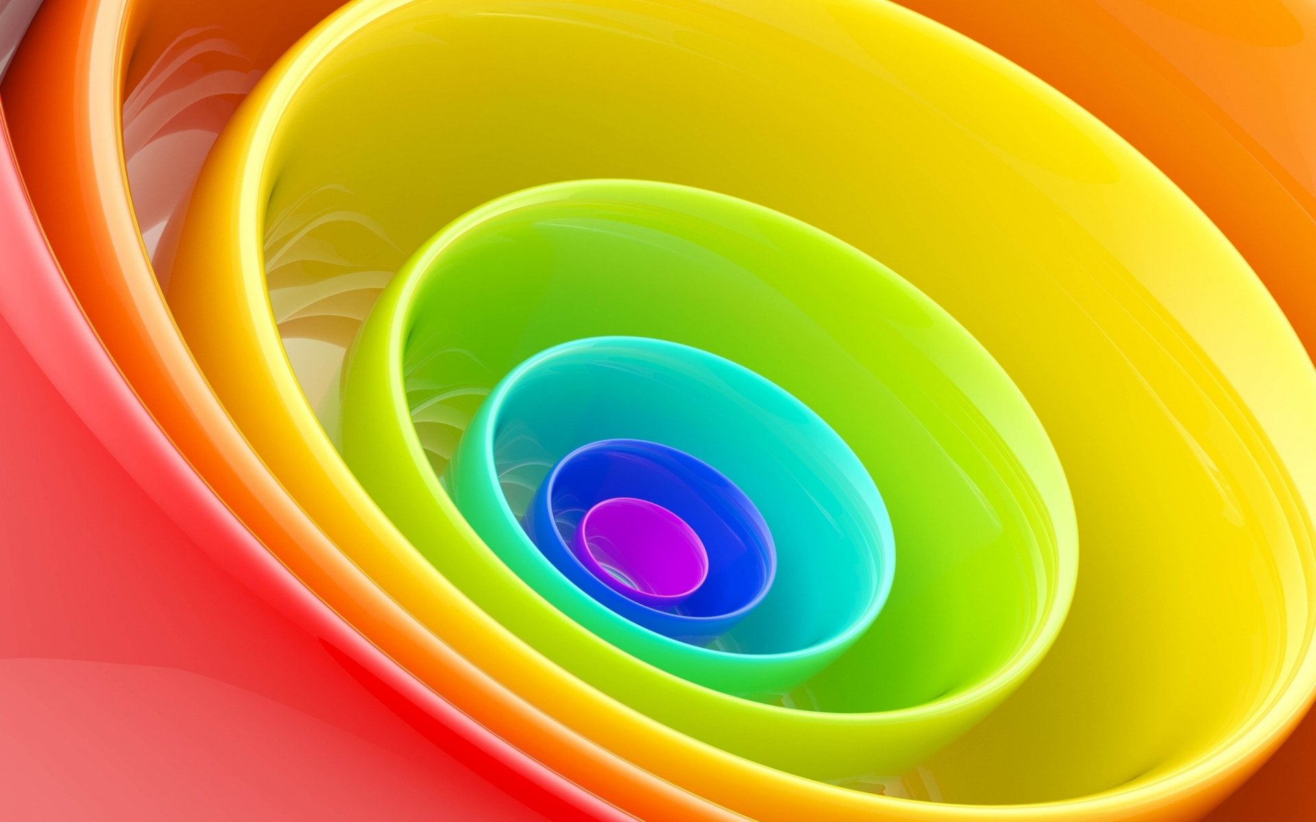 arco iris color anillo cuenco taza plato vajilla papel pintado círculo
