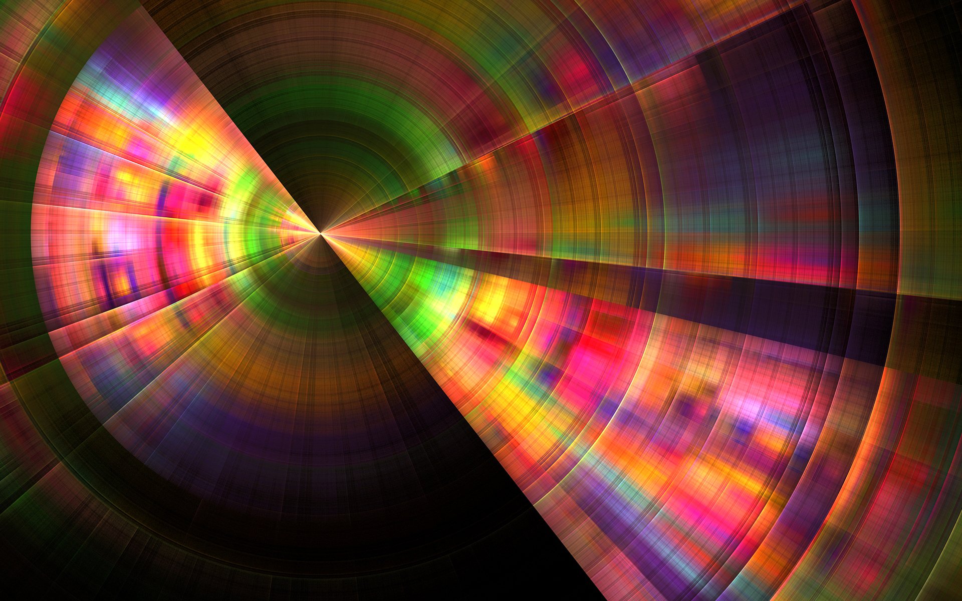 luce colore settore linee raggi