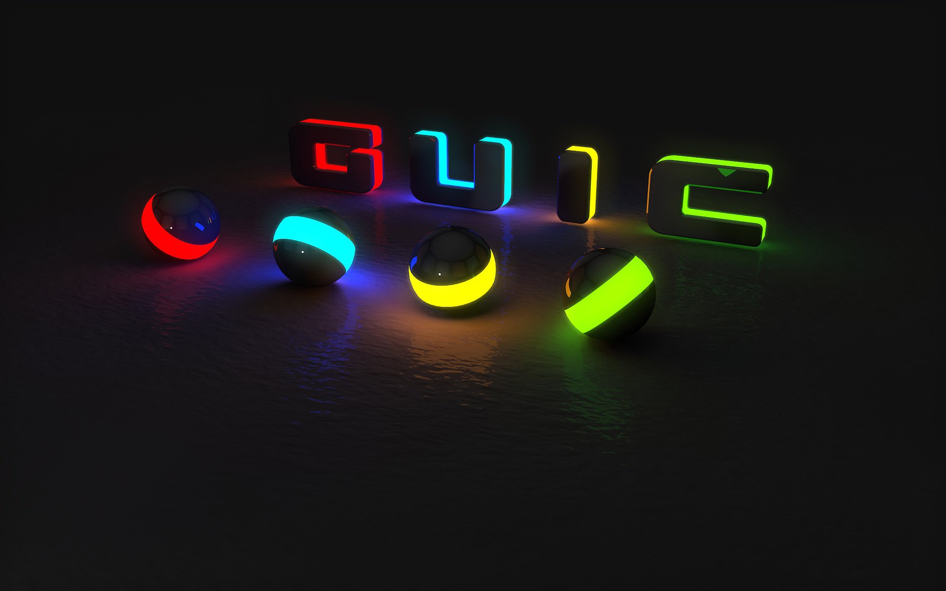 abstraction letters word ball stripes backlight light glow brightness colors reflection