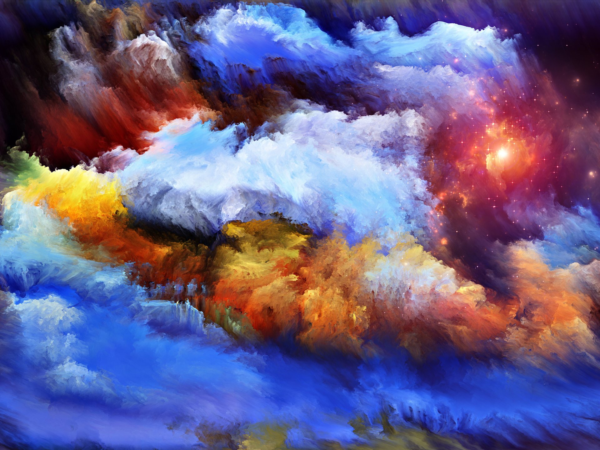 peintures taches luminosité lumière fumée