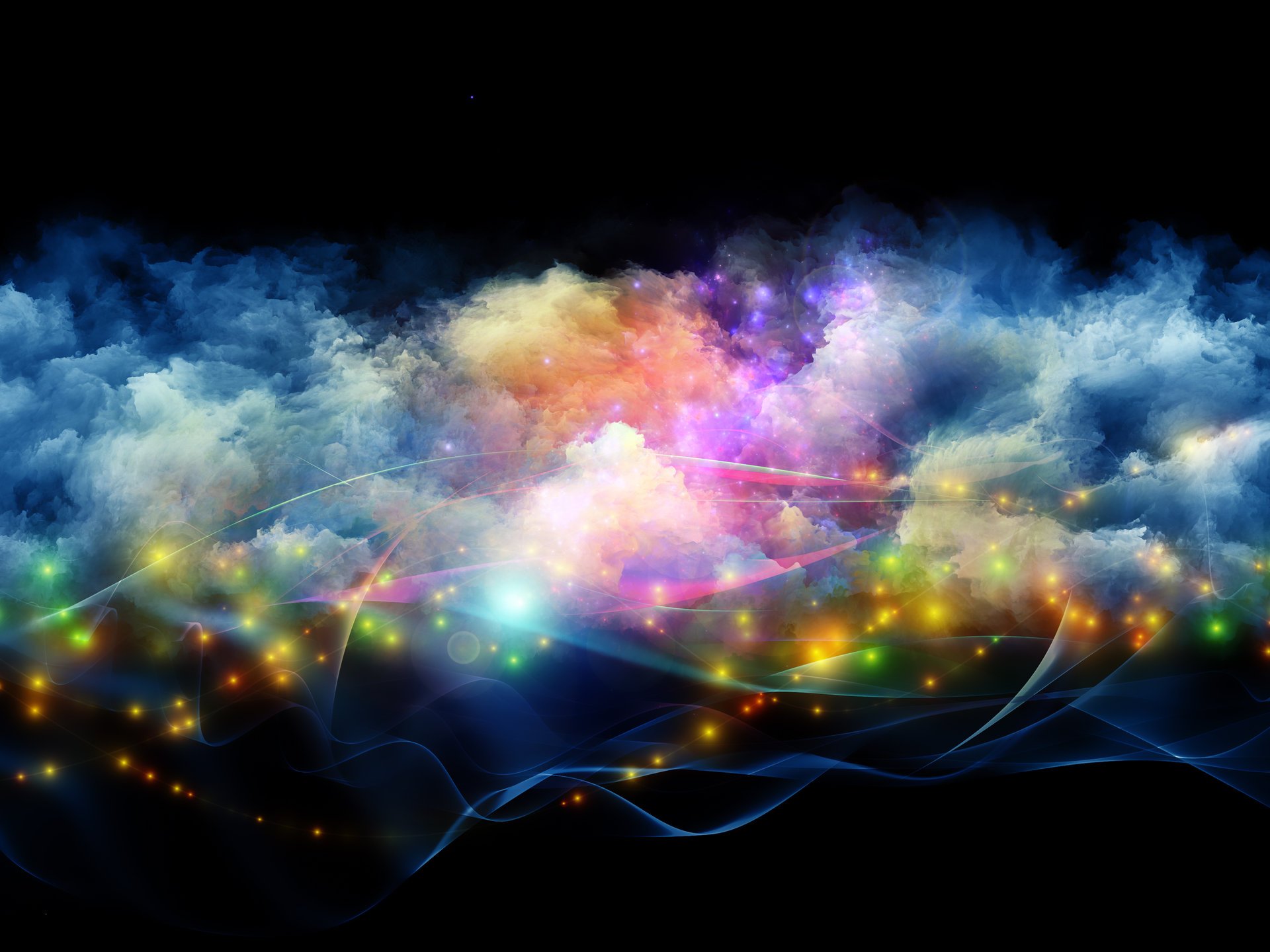 moke lights brightness line paint light