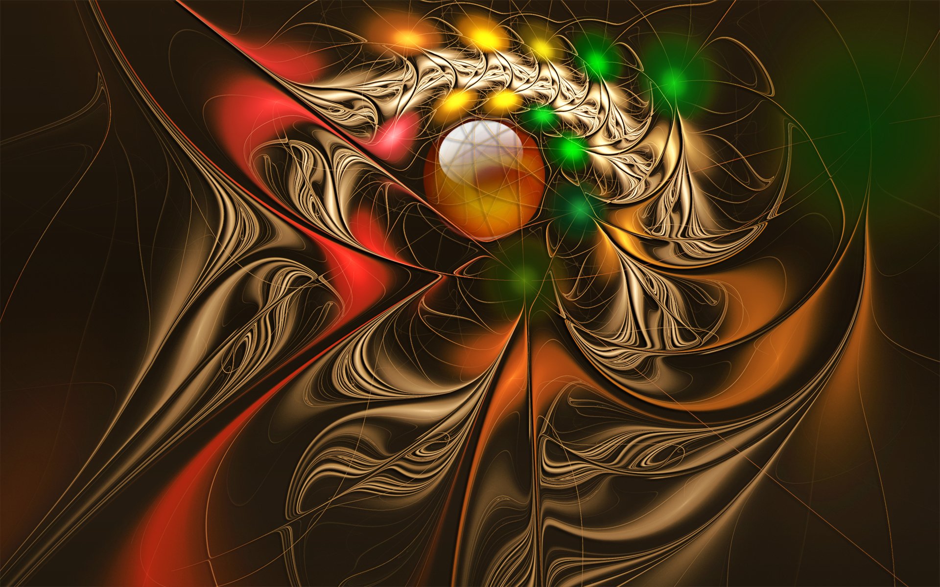 bola líneas rayas luces colores