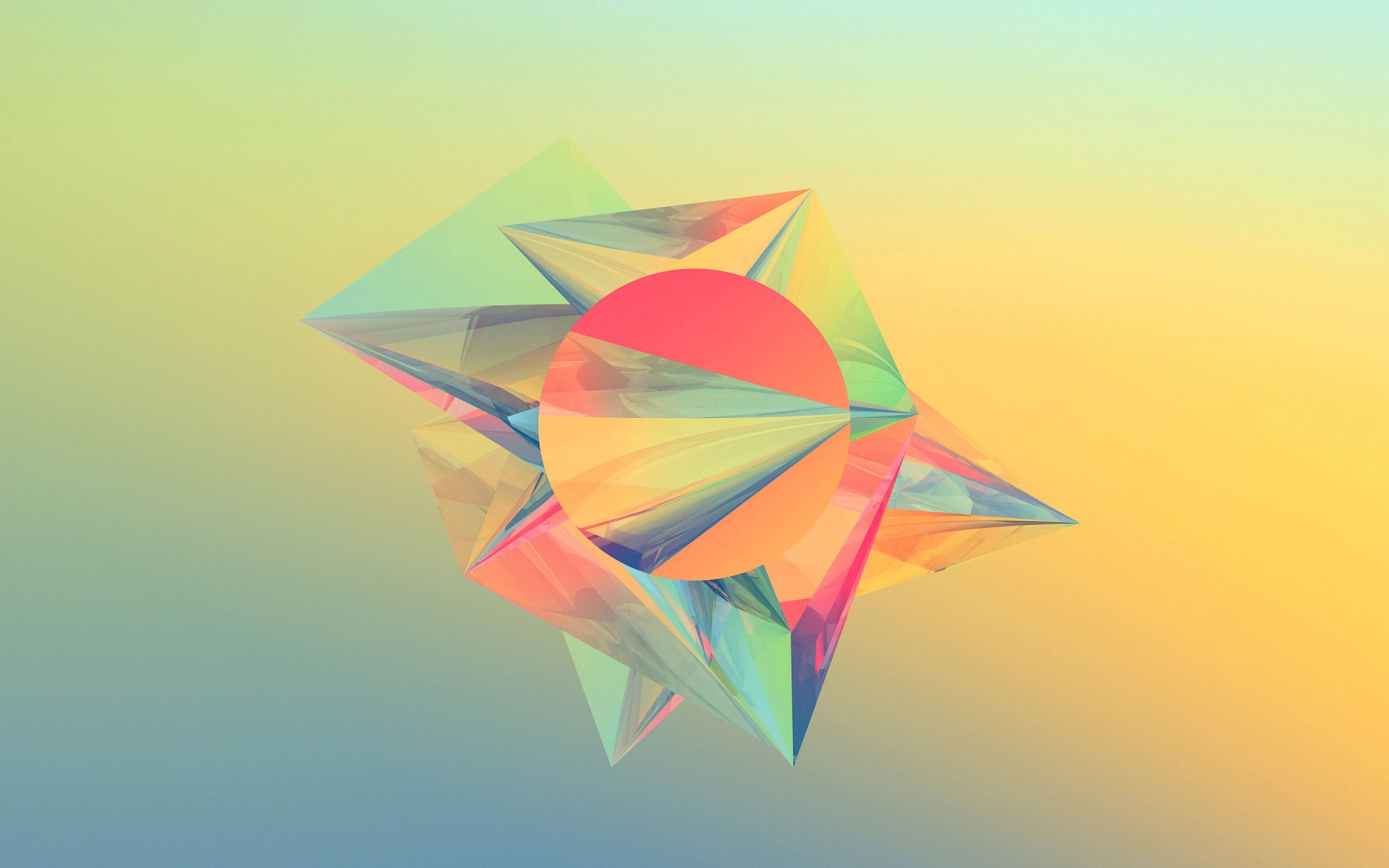 formes géométrie papier peint cercle triangle pyramide face angle