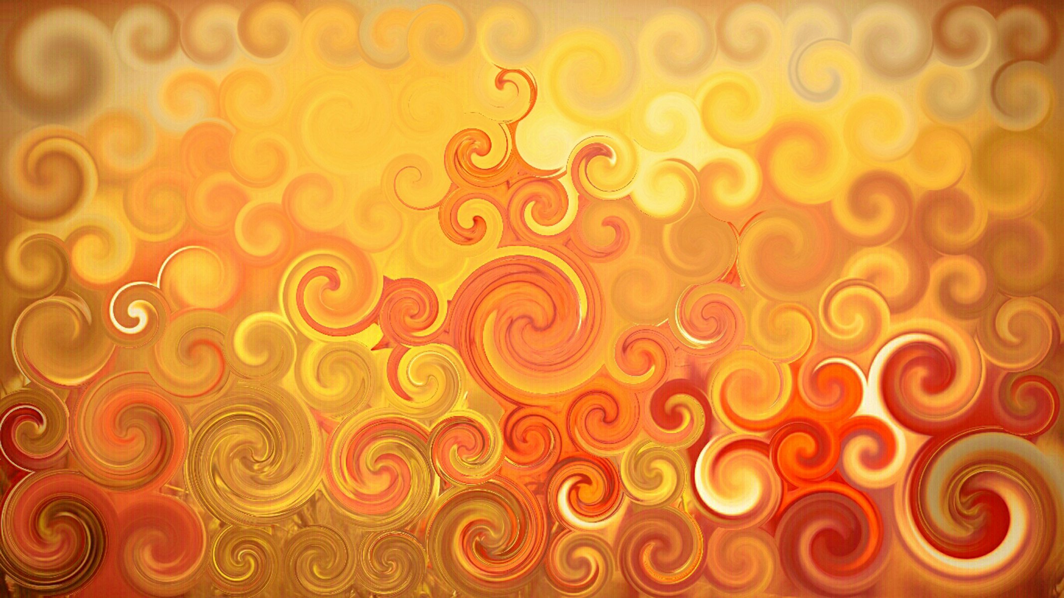 fractale boucles cercles peintures luminosité lumière