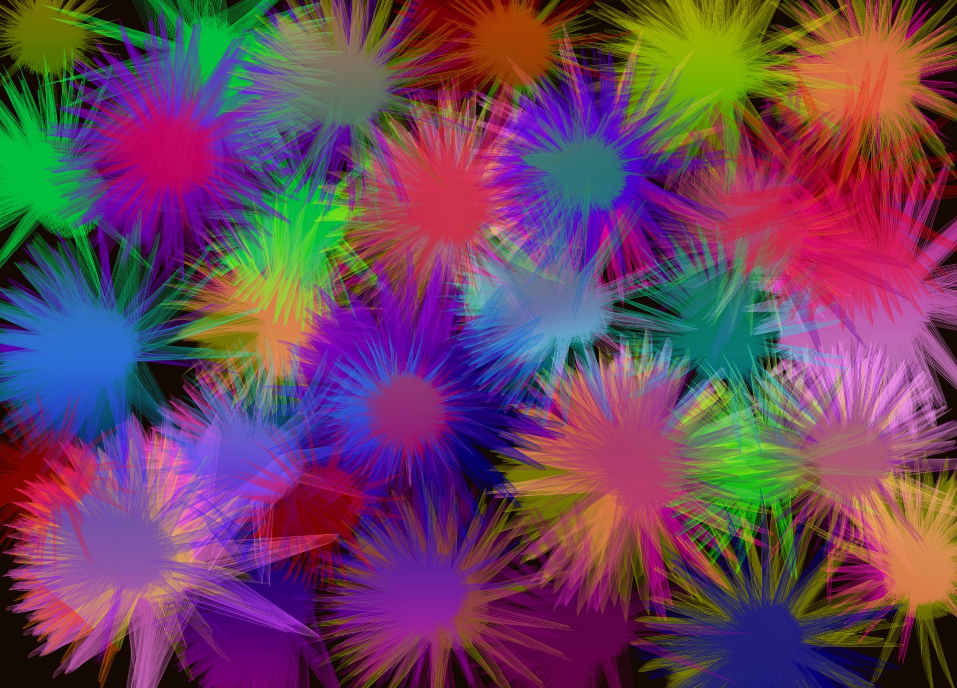 light flowers the blob salute firework