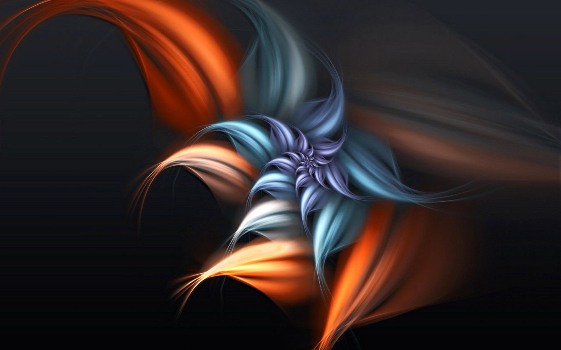 petali fantasia carta da parati fiore mezzitoni